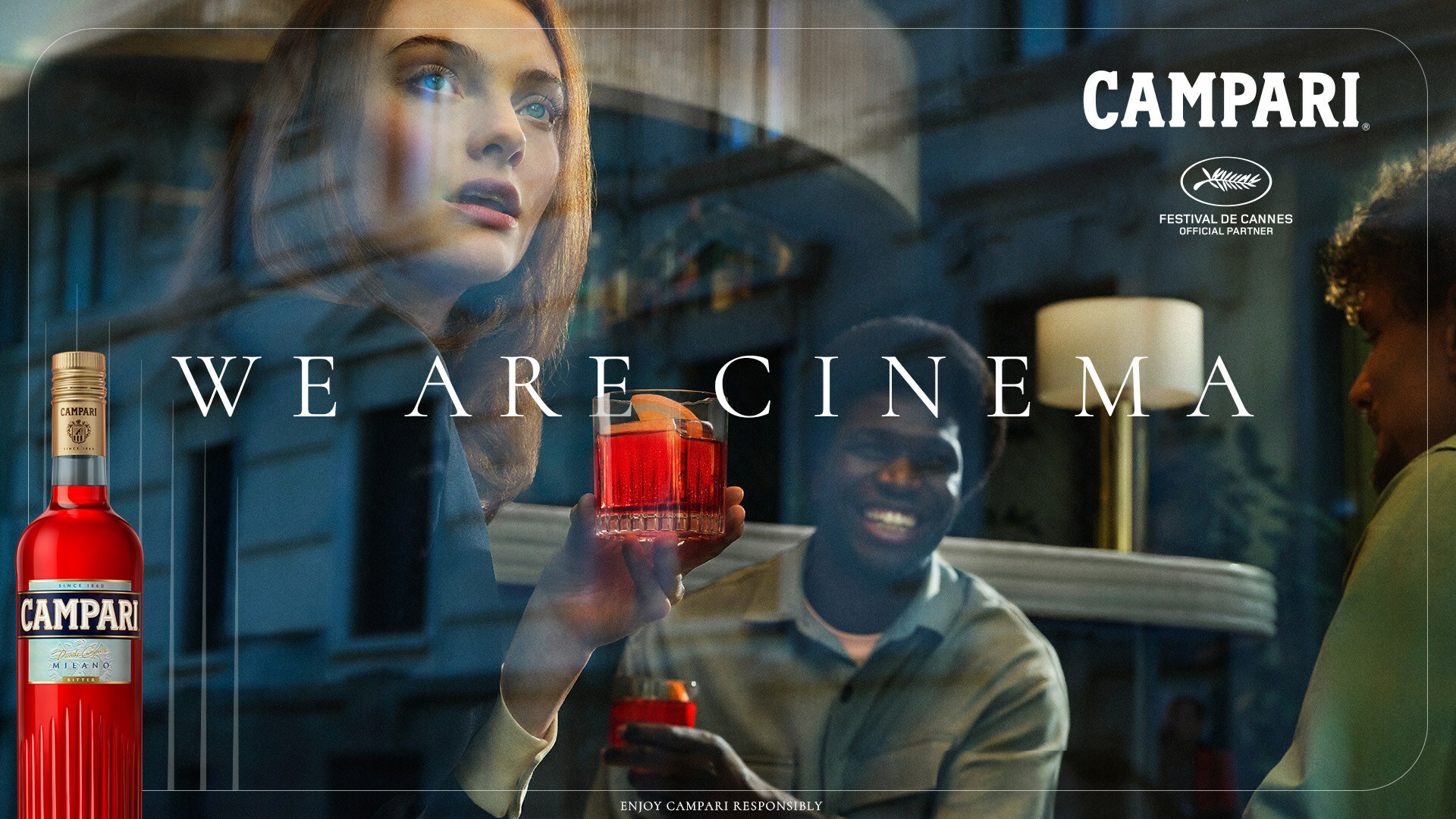 Campari launches its "We are cinema" campaign at Cannes Film Festival